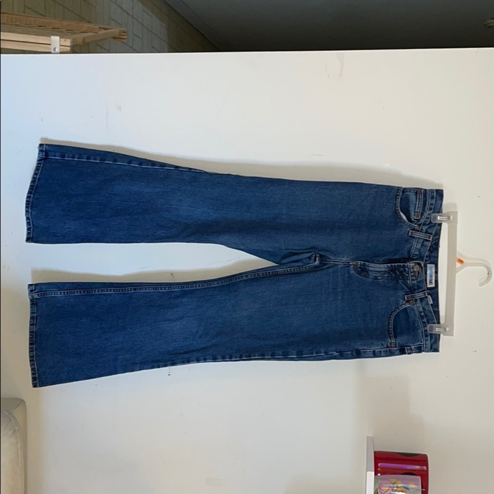 Vintage Dark wash flare regular size 11 jeans